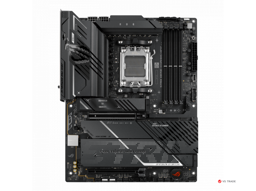 Сист.плата ROG STRIX X870E-H GAMING, X870E,  AM5, 4xDDR5, 2xPCI-E x16, 4xM2, 2xUSB 4.0 Type C, HDMI, WIFI7, BOX