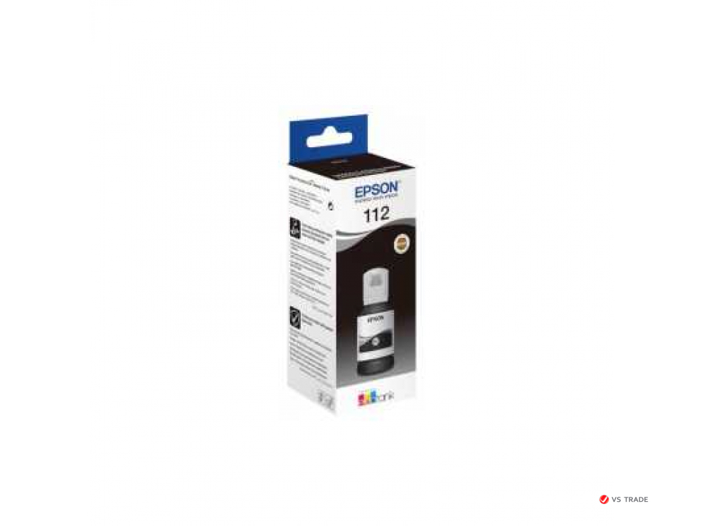 Контейнер с черными чернилами Epson C13T06C14A,  I/C (b) L65**/L15***/ЖЕЛТАЯ НАКЛЕЙКА