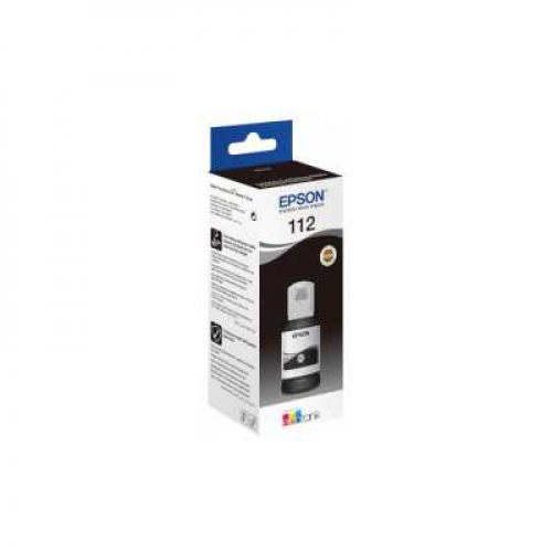 Контейнер с черными чернилами Epson C13T06C14A,  I/C (b) L65**/L15***/ЖЕЛТАЯ НАКЛЕЙКА