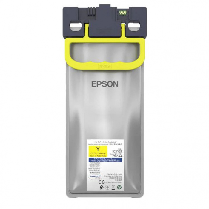 Контейнер Epson C13T05A40N, с желтыми чернилами, ресурсом 20 000 стр., WORKFORCE PRO WF-C87XR YELLOW XL INK SUP