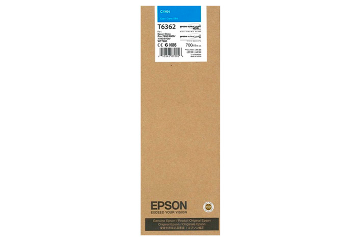 Картридж Epson C13T636200 Cyan 700 ml для Epson Stylus Pro 7900/9900