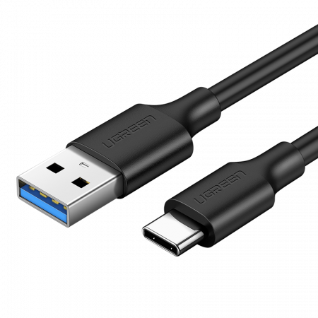 Кабель UGREEN US184 USB-C Male To USB 3.0 A 3A Data Cable 1m 20882