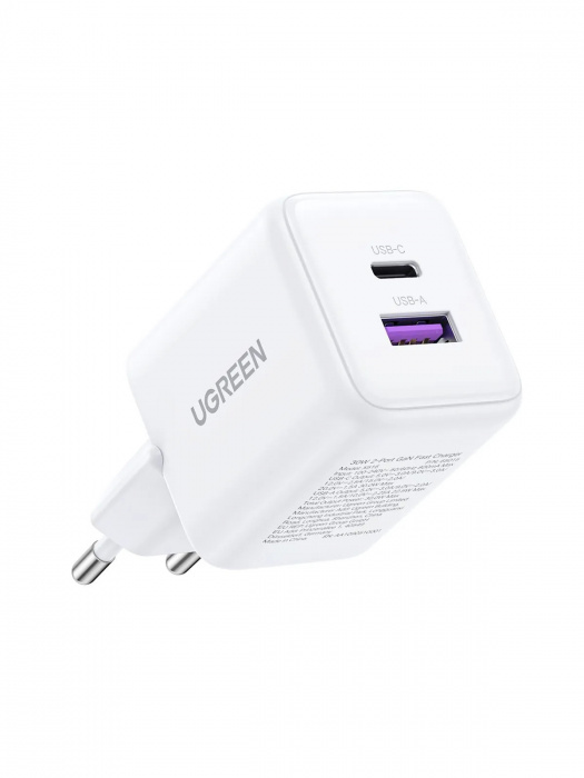 Зарядное устройство UGREEN 65015 X516 30W 1C1A GaN Fast Charger