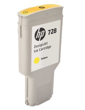Картридж струйный HP F9K15A 728 300-ml Yellow DesignJet Ink Cartridge, 300 мл
