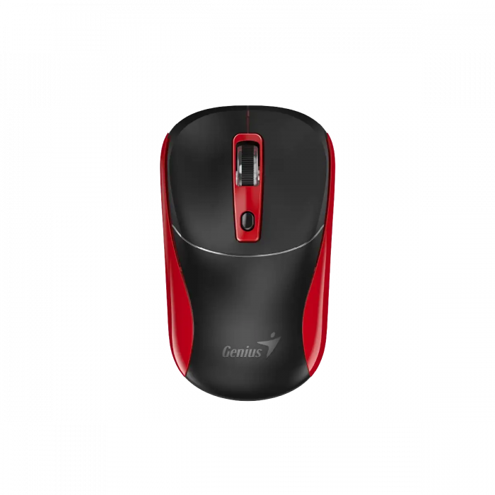 Беспроводная мышь Genius NX-7123 BLK+Red 2.4Ghz/1200dpi/Copilot/31030043402