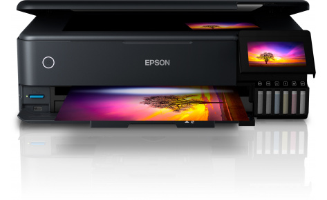 МФУ струйное цветное Epson L8180 А3, C11CJ21403, 32 стр/мин, WIFI, Duplex, Ethernet, USB, SD cart, no ADF — купить в Lirotech