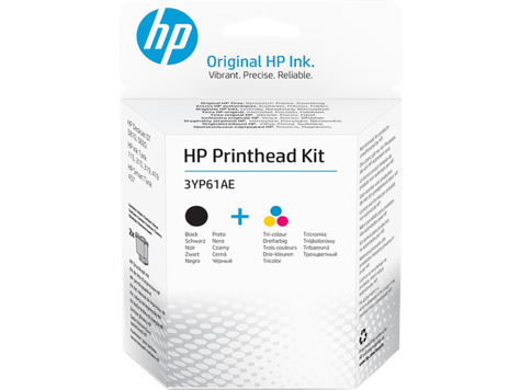 Набор печатающих голов HP Printhead Kit (черн. и трехцвет., для HP GT5810, GT5820), 3YP61AE