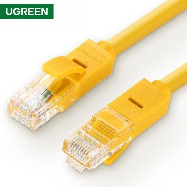 Сетевой кабель UGREEN Cat 5e U/UTP 2m (Yellow) 11231
