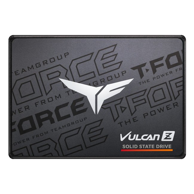 Твердотельный накопитель Team Group T-FORCE VULCAN Z, 256Gb, SATA III, R520Mb/s, W450Mb/s, TLC, T253TZ256G0C101, Retail