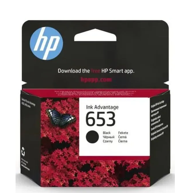 Оригинальный струйный картридж HP 653 Ink Advantage, трехцветный (3YM74AE)