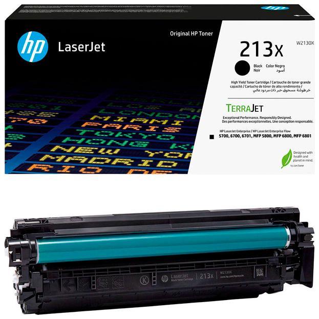 Лазерный картридж HP W2130X HP черный 213X для HP LJ Ent SFP 5700, 6700, MFP 5800, 6800 (9000 стр)
