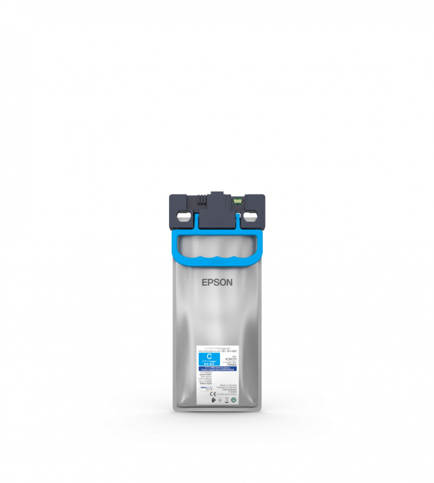 Контейнер с голубыми чернилами Epson C13T05A20N WORKFORCE PRO WF-C87XR CYAN XL INK SUPPL, ресурсом 20 000 стр.