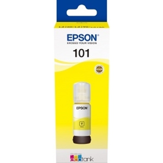 Контейнер с желтыми чернилами Epson C13T03V44A 70ml, желтый/ЖЕЛТАЯ НАКЛЕЙКА