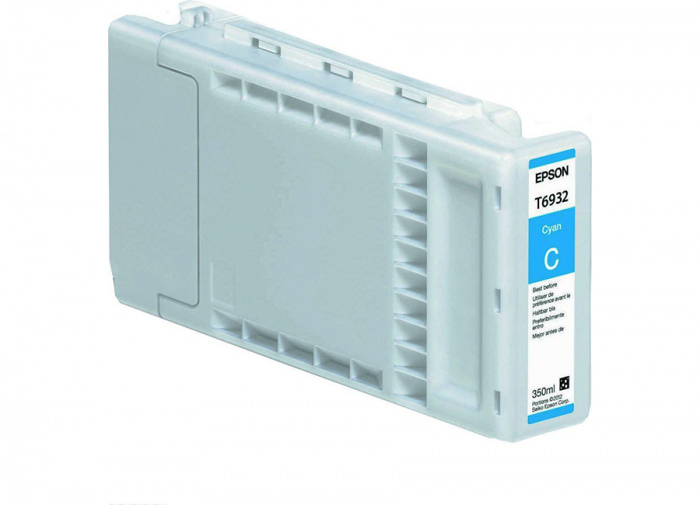Картридж струйный Epson 350ml, SC-T3000/T5000/T7000, Cyan T693200 (350мл) C13T69320N