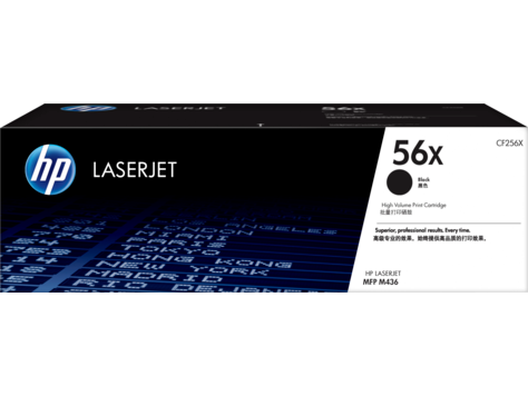 Картридж лазерный HP CF256X, 56X для HP LaserJet M436dn/ M436n/M436nda, 13700 стр., увеличенная ёмкость, черный,
