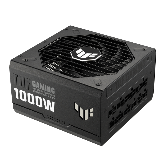 Блок питания ASUS TUF-GAMING-1000G, full modular, ATX12V/80Plus Gold, ATX 3.0, Black