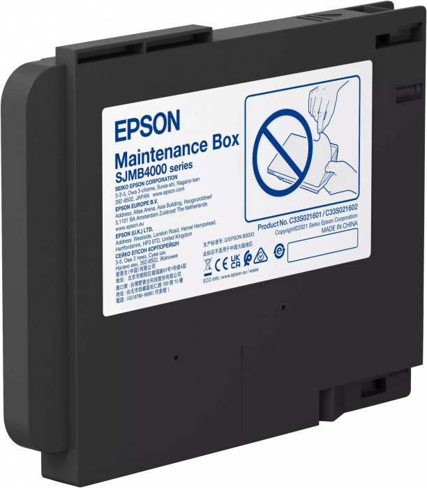 Емкость для отработанных чернил для Epson C33S021601 SJMB4000 C4000e Maintenance box — фото 1