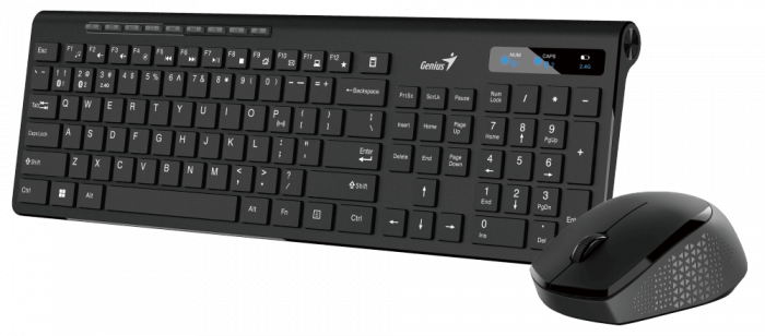 Комплект Genius KM-8206S,BLK,AI,RU, 2.4GHZ, 31340017402