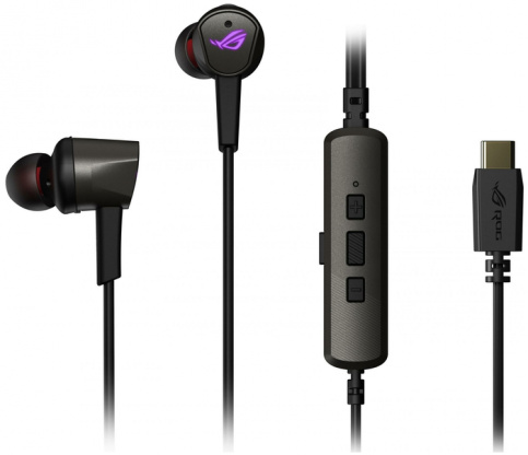 Вставная игровая гарнитура ROG Cetra II: разъем USB-C для подключения к ПК, Nintendo Switch, к ROG Phone 5