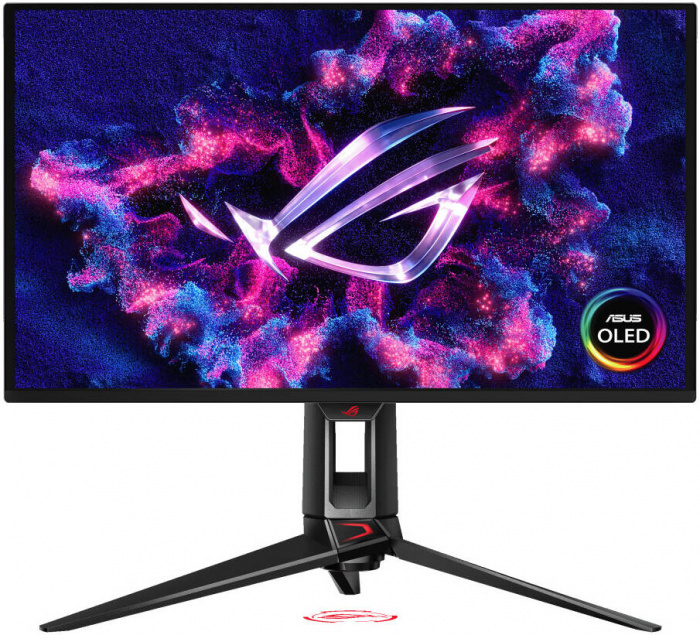 Монитор ASUS PG27UCDM OLED,27",16:9 UHD(3840x2160x240Hz),450cd/m2,HDR10,1.5M:1,178/178,0.03ms,DP,2xHDMI,USBC 90W