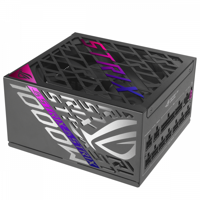 Блок питания ASUS ROG-STRIX-1000P-GAMING, 1000W, 80Plus Platinum, Full Modular, RGB, BOX