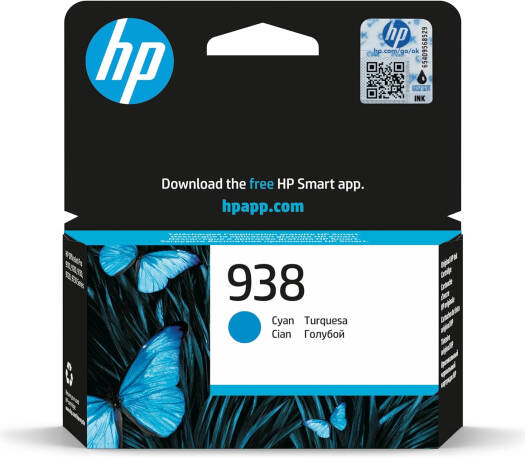 Струйный картридж HP 4S6X5PE HP голубой 938 (800 стр)