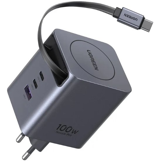Зарядное устройство UGREEN X616 100W 3C1A GaN Fast Charger 65828