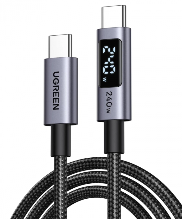 Зарядный кабель Ugreen L531 USB-C to USB-C PD Fast Charging Cable 240W Max 3m, 65868