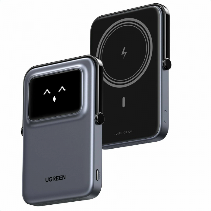 Пауэрбанк UGREEN PB571 35605B 5000mAh Magnetic Wireless Power Bank 35605B USB-C