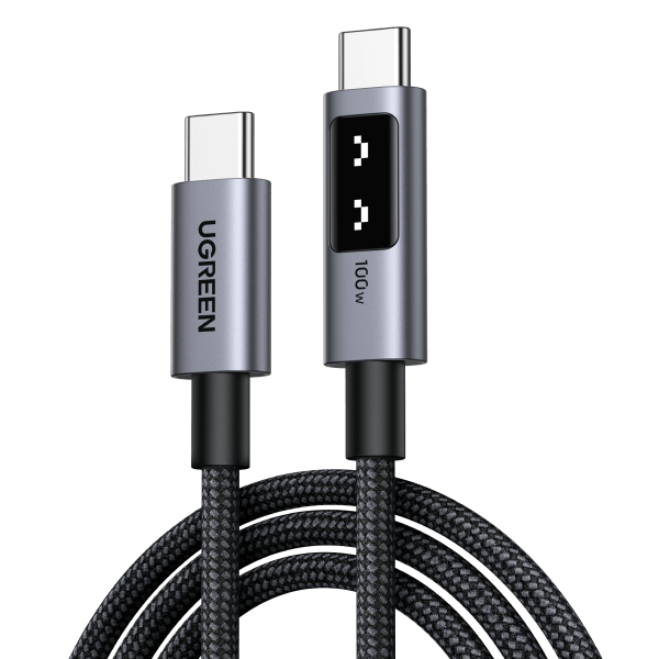 Кабель UGREEN L509 Uno USB-C/USB-C PD Fast Charging Cable 5A Max 1m, 35501
