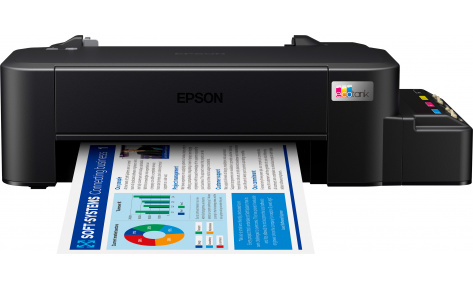 Принтер струйные цветной Epson L121 А4, C11CD76414, 4,5 стр/мин, USB, СНПЧ — фото 1