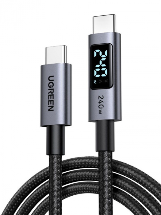 Зарядный кабель Ugreen L530 USB-C to USB-C PD Fast Charging Cable 240W Max 2m, 65867