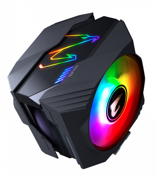 Кулер для процессора AORUS ATC800, 6xCopper Pipes, 2xRGB 120mm RGB FAN, Intel 1200,1700, AMD AM5, AM4, TDP 250W, BOX