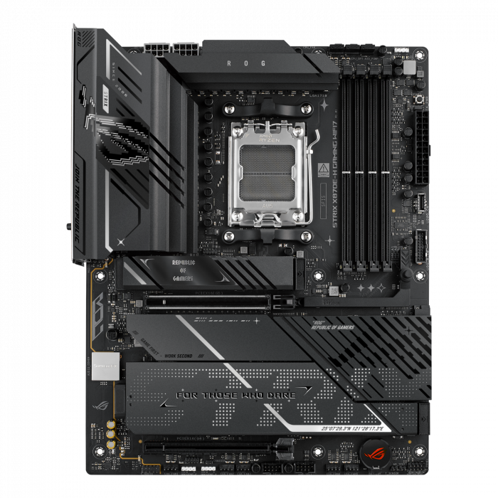 Сист.плата ROG STRIX X870E-H GAMING, X870E, AM5, 4xDDR5, 2xPCI-E x16, 4xM2, 2xUSB 4.0 Type C, HDMI, WIFI7, BOX