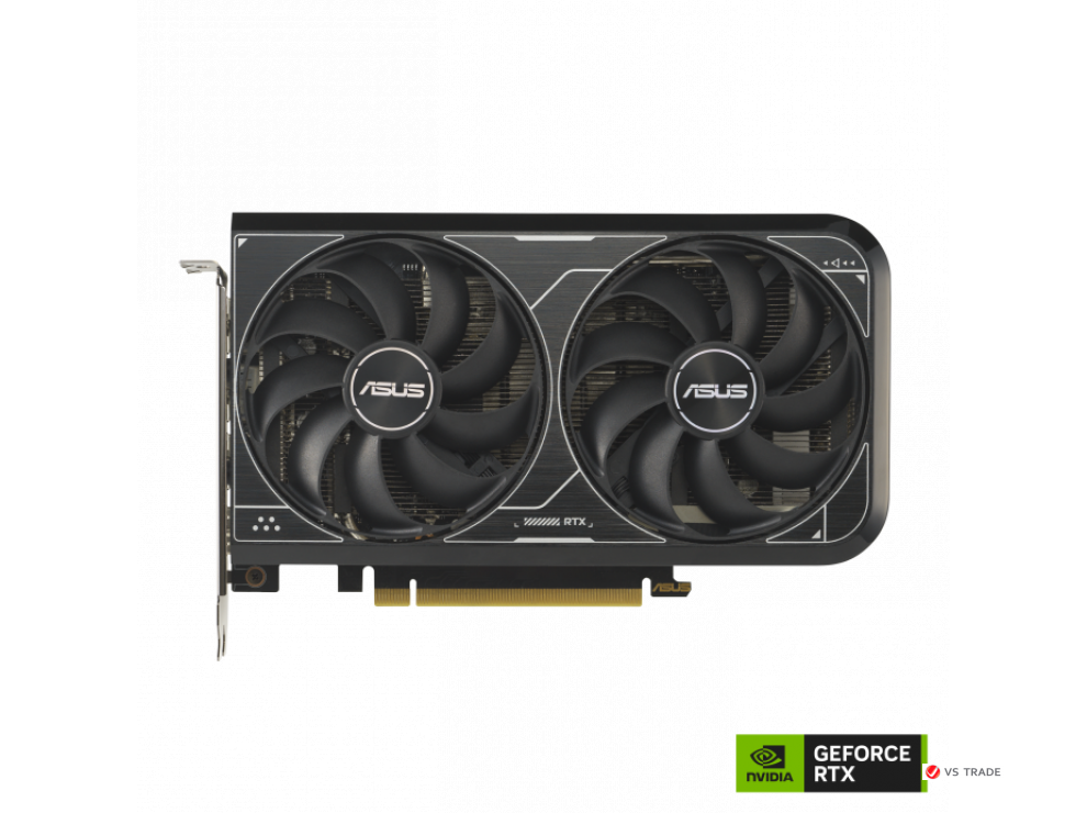 Видеокарта ASUS DUAL-RTX4060-O8G-V2, 8Gb GDDR6/128bit, 3072 ядра CUDA, PCI E 4.0, HDMI, DisplayPort, BOX