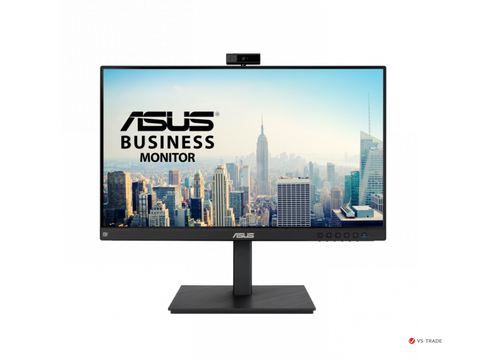 Монитор ASUS BE24EQSK 24" IPS, 16:9 FHD (1920x1080x75Hz),300cd/m2,1000:1,178/178,5ms,HDMI,DP,VGA,Sp 2W,WebCam,Black