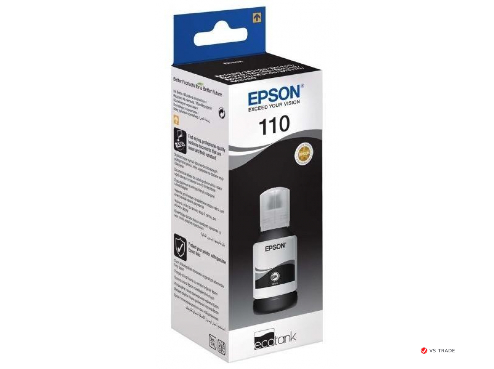 Контейнер с чернилами Epson C13T03P14A EcoTank MX1XX Series Black Bottle XL