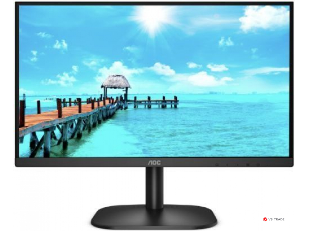 Монитор AOC 24B2XH IPS,23,8",16:9 FHD(1920x1080x75 Hz),250cd/m2,1000:1,20M:1,178/178,4ms,VGA,HDMI,Black