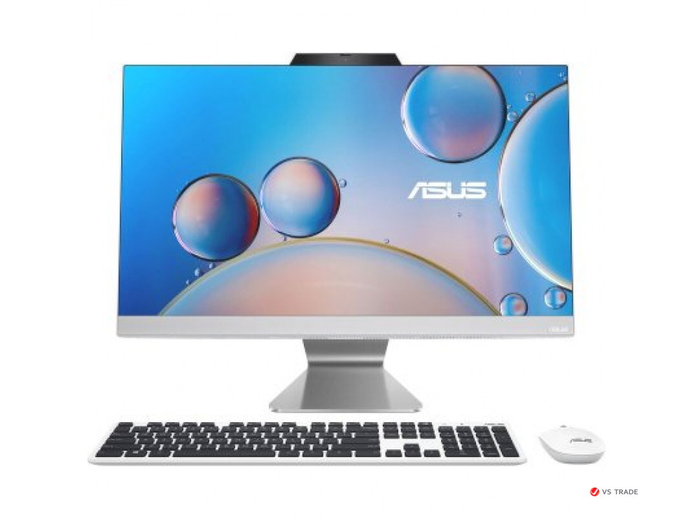 Моноблок ASUS E3402WVA-WA0020/White/23.8 FHD/I3-1315U/8G/D5/512G PCIE/WiFi6+BT5.2/720p/90W/WD kb&ms/DOS