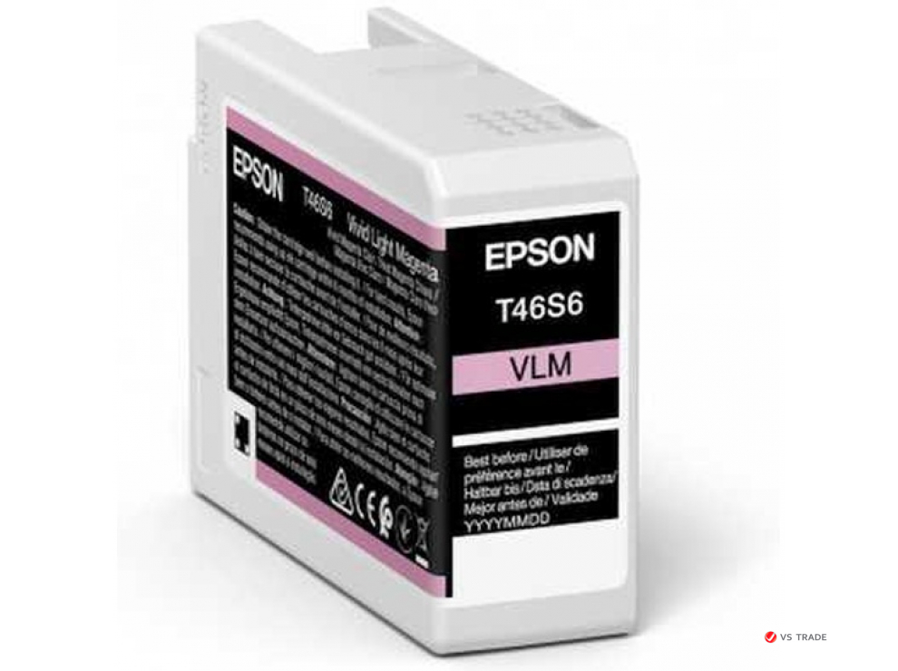 Картридж струйный Epson C13T46S60N для SC-P700 VIVID LIGHT MAGENTA ULTRACHROME PRO 10 INK) 25 ml
