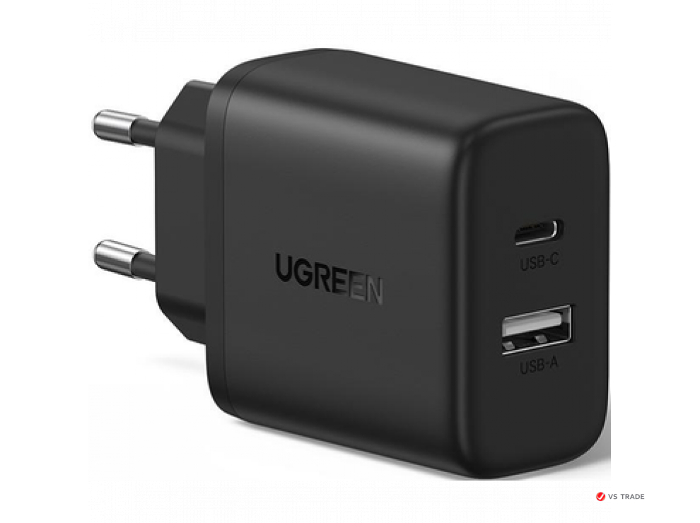 Зарядное устройство Ugreen X227 45302 20W PD Charger USB-C, USB-A