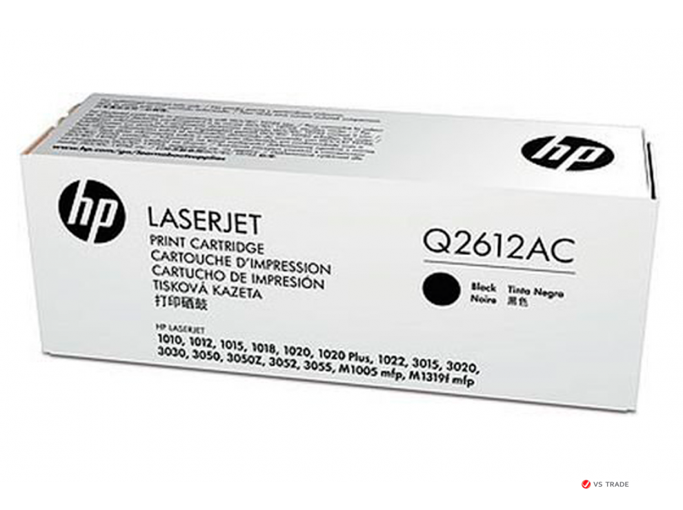 Картридж лазерный НP Q2612AC Black