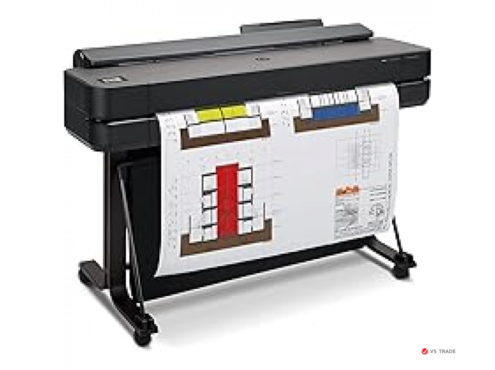 Принтер широкоформатный HP Inc DJ T630 5HB11D 36" А0 914 мм, 30 сек/A1, 76 отпечатков  A1/ч, Ethernet, USB, WIFI