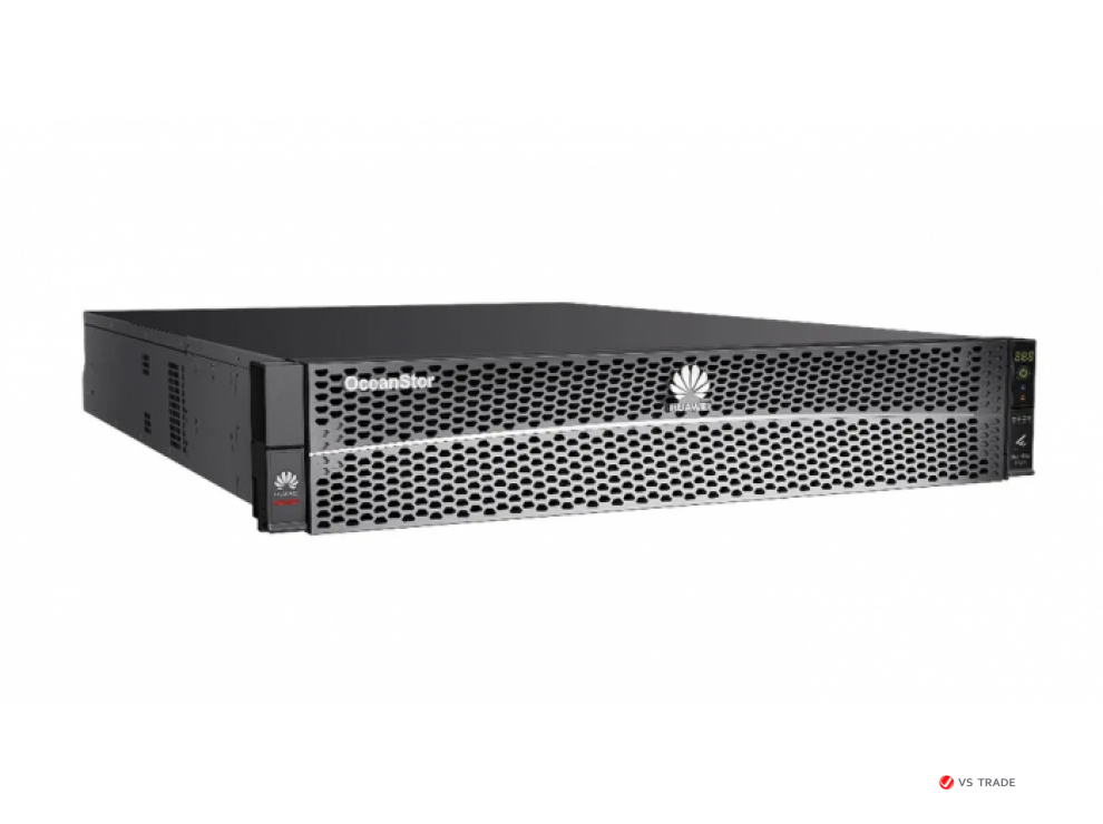 СХД HUAWEI OceanStor 5220V6-S-L-96G-AC (2U, 12*3.5 SAS, Dual Controllers, 96GB Cache, 8*1GE, 4*10GE SFP+, 02356FSB)