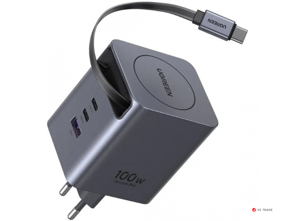 Зарядное устройство UGREEN X616  100W 3C1A GaN Fast Charger 65828