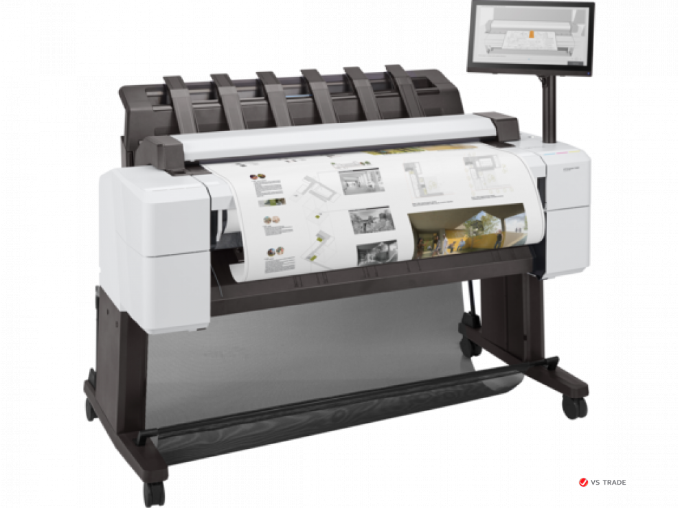 Плоттер HP 3XB78A Designjet T2600, 36-in PS MFP Printer, 128 Гб, 500 Гб, 180 стр/ч А1