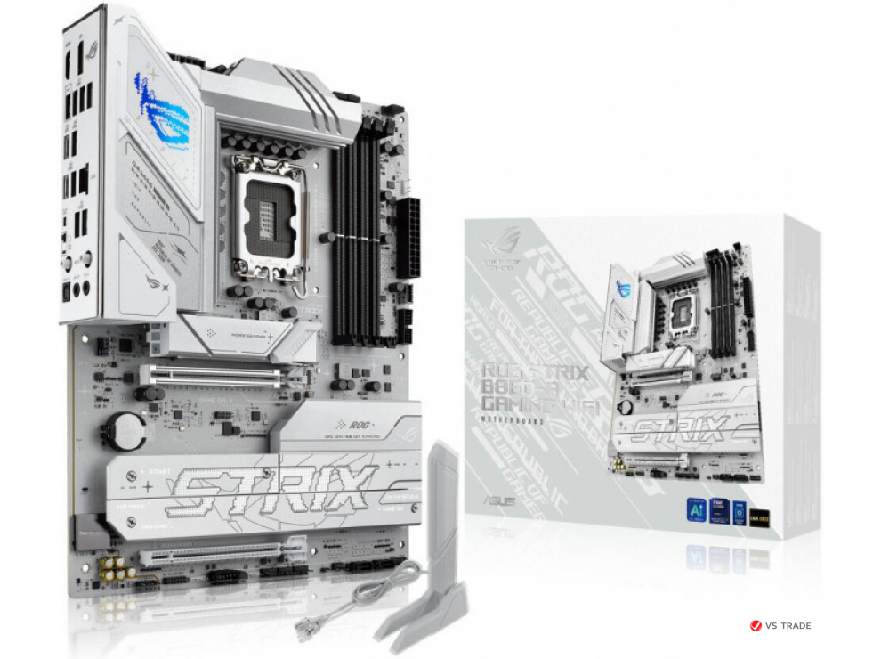 Сист.плата ROG STRIX B860-A GAMING WIFI, B860, 1851, 4xDDR5, 2xPCI-E x16, 4xM2, SATA, DP, HDMI, 2xUSB-C, WIFI7, BOX