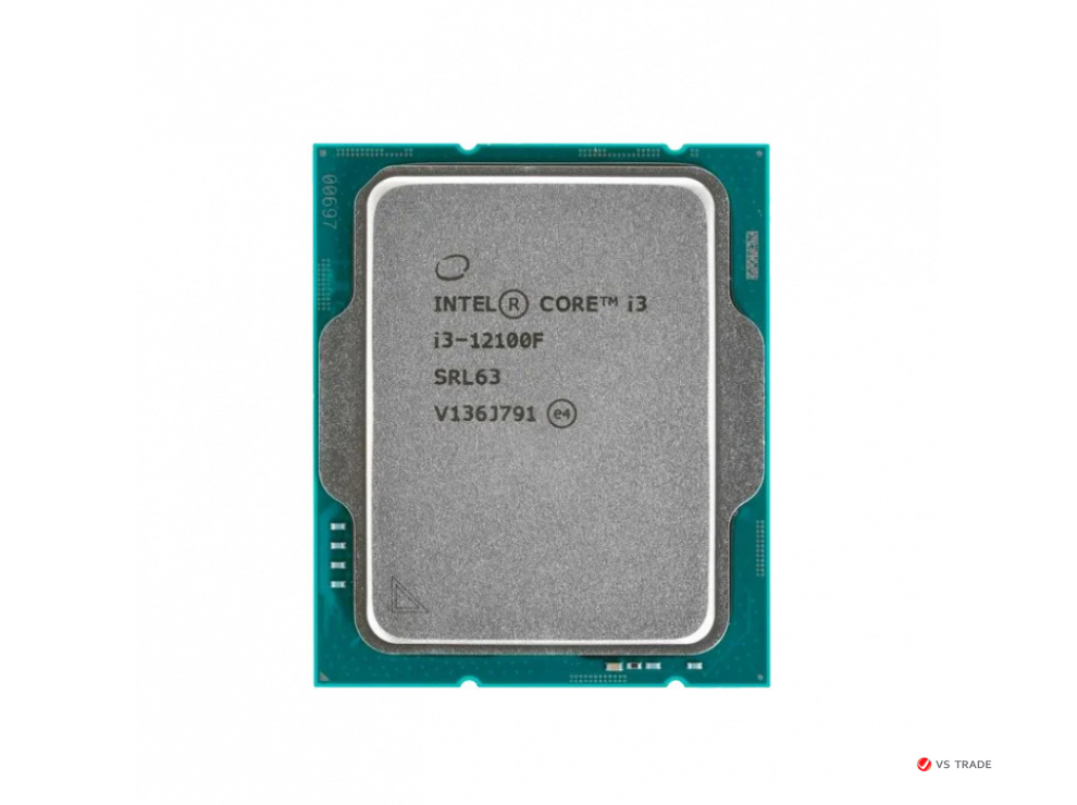 Процессор Intel Core i3-12100F 3.3GHz, 12M, 1700, CM8071504651012, Tray