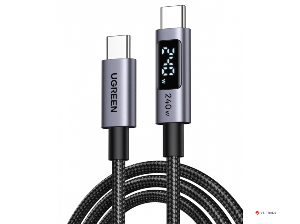 Зарядный кабель Ugreen L531 USB-C to USB-C PD Fast Charging  Cable 240W Max 3m, 65868