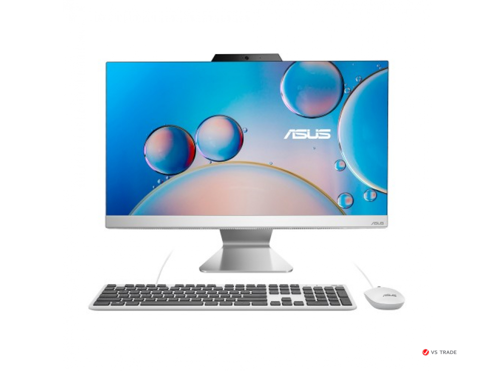 Моноблок ASUS E3402WBAK-WA059W White/23.8 FHD/I5-1235U/16GB/512GB PCIE G3 SSD/WiFi6+BT5.3/720p HD/90W/WL kbamp;ms/W11H